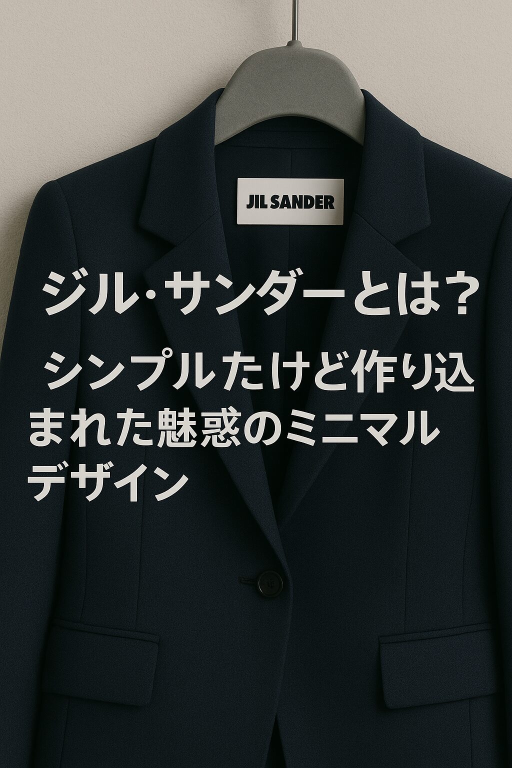 ジル・サンダーとは?シンプルだけど作り込まれた魅惑のミニマルデザイン