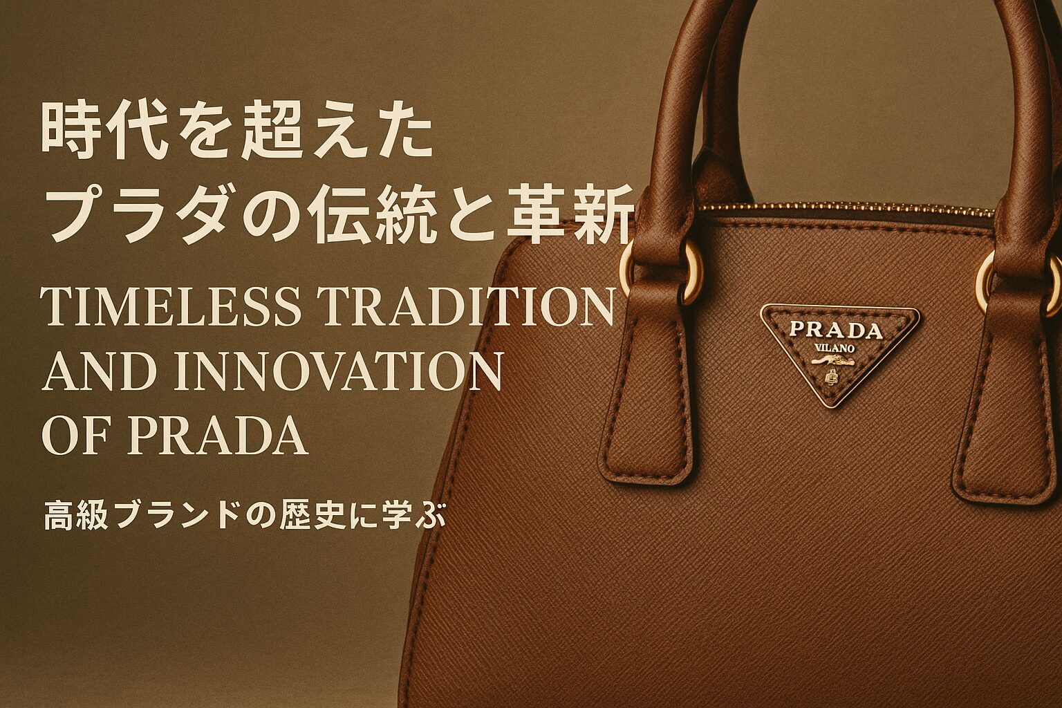 時代を超えたプラダの伝統と革新 - 高級ブランドの歴史に学ぶ